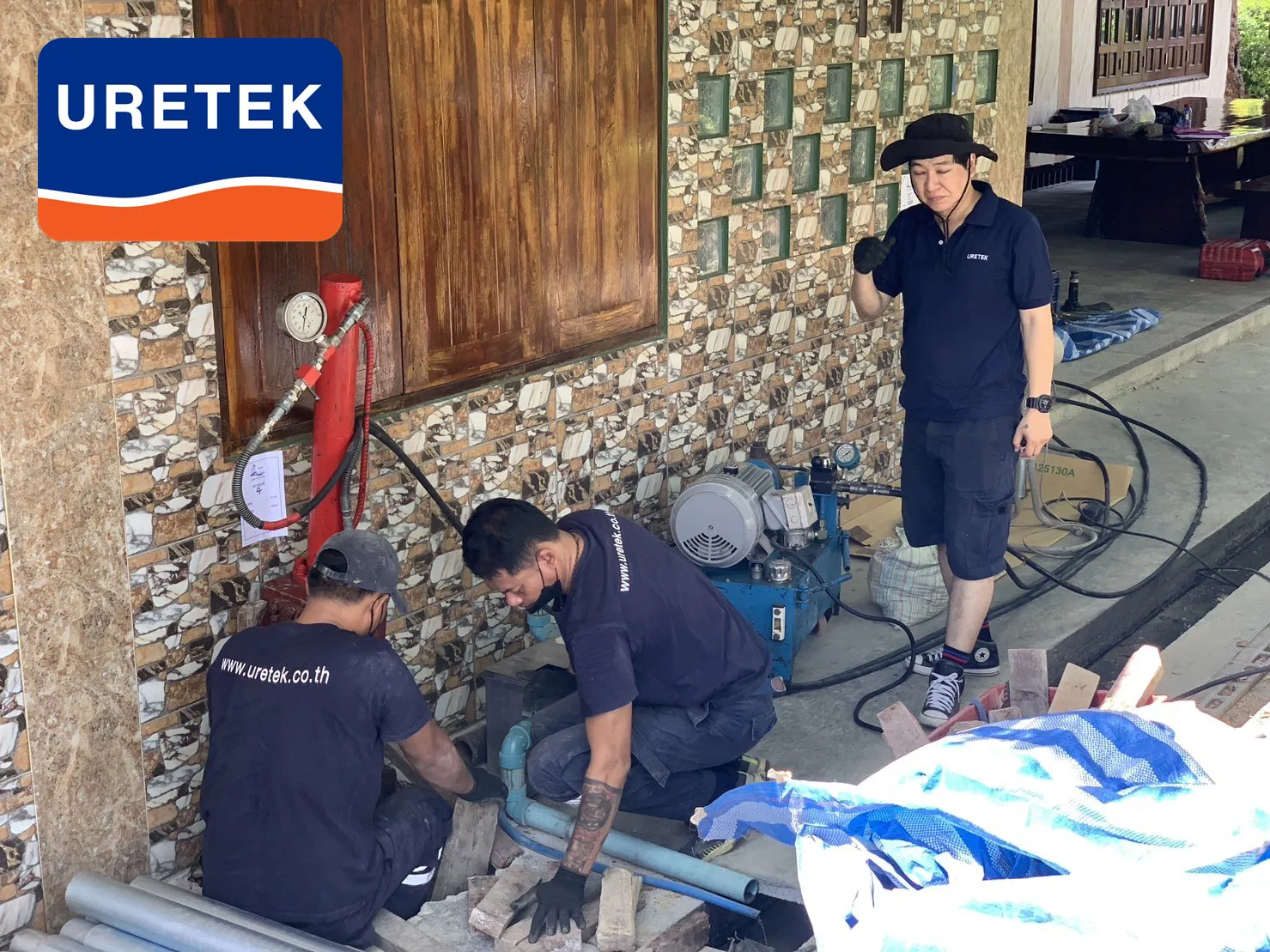 House Underpinning in Nakhon Pathom with Micropiles — 4