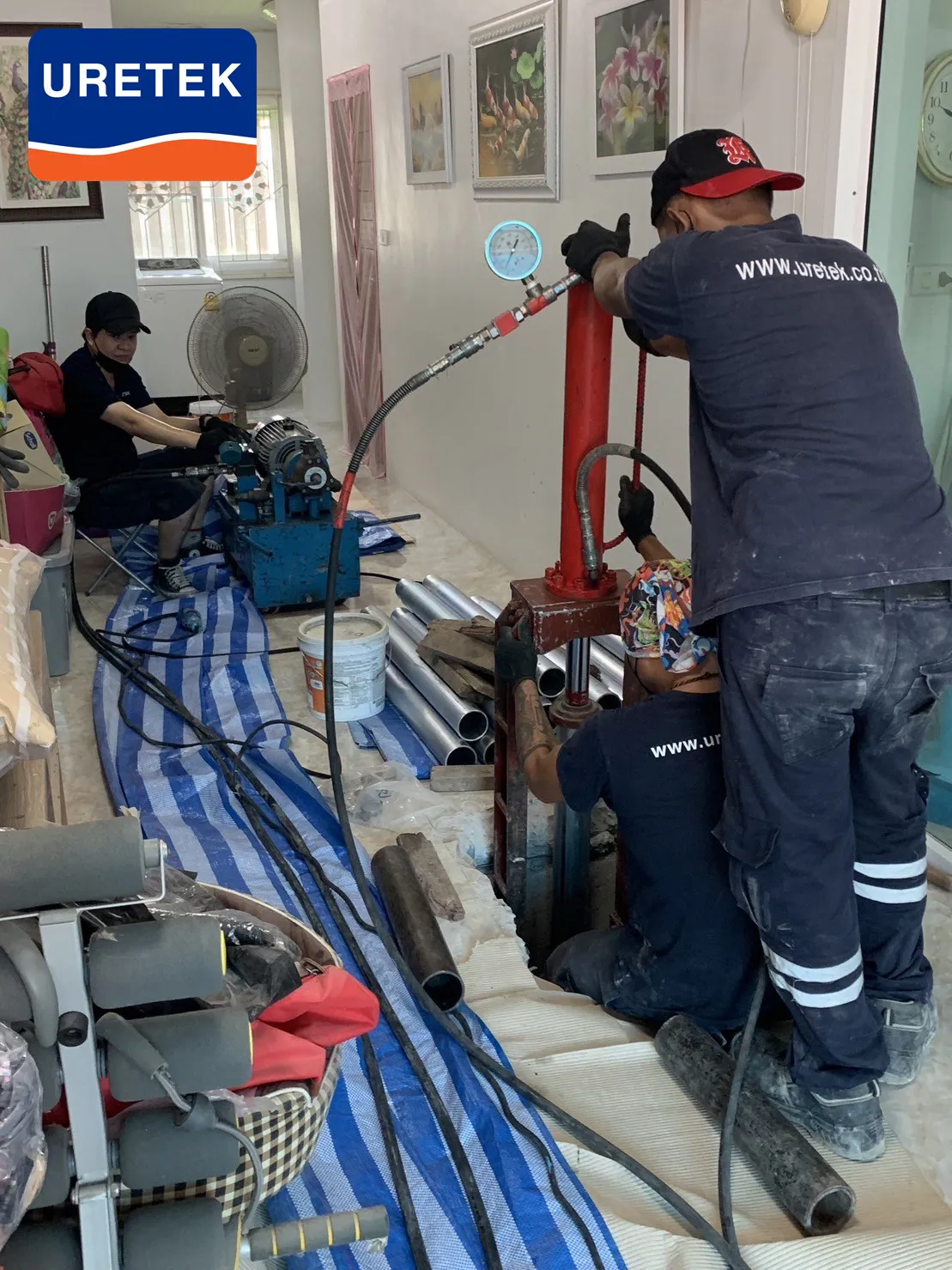 Severely Settled Home, Phetkasem — Full Micropile Underpinning — 18