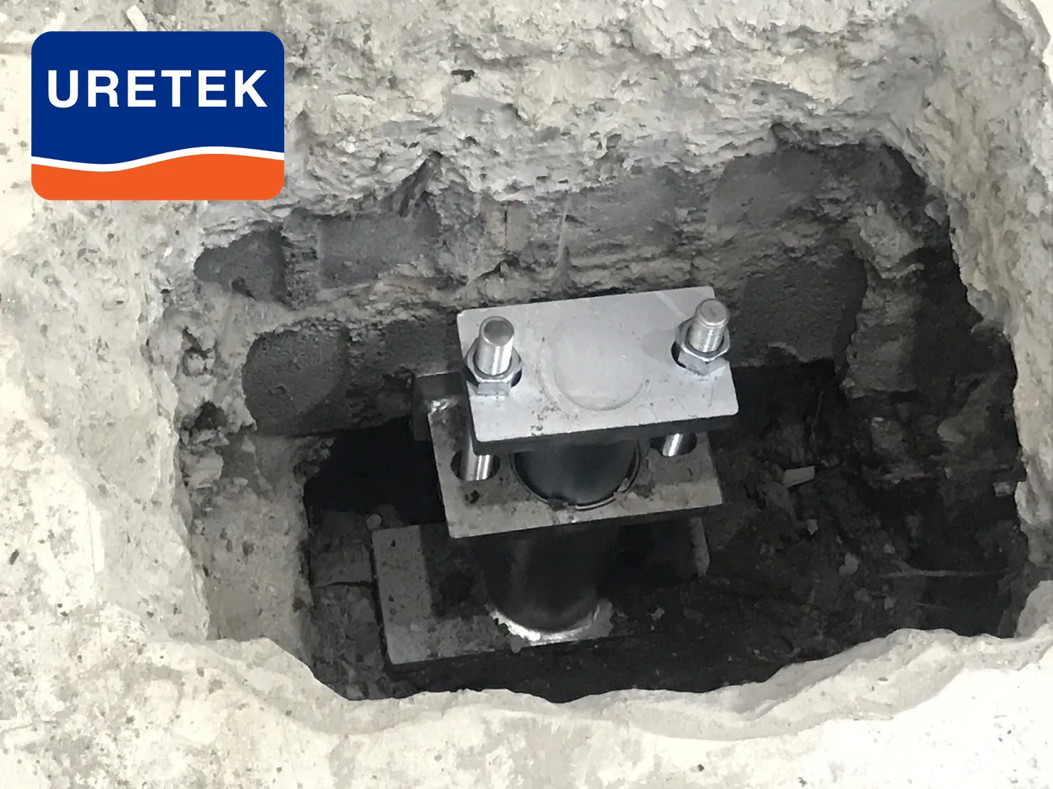 Micropile Underpinning at Si Saman — How the Pile Head Ties into the Footing — 2