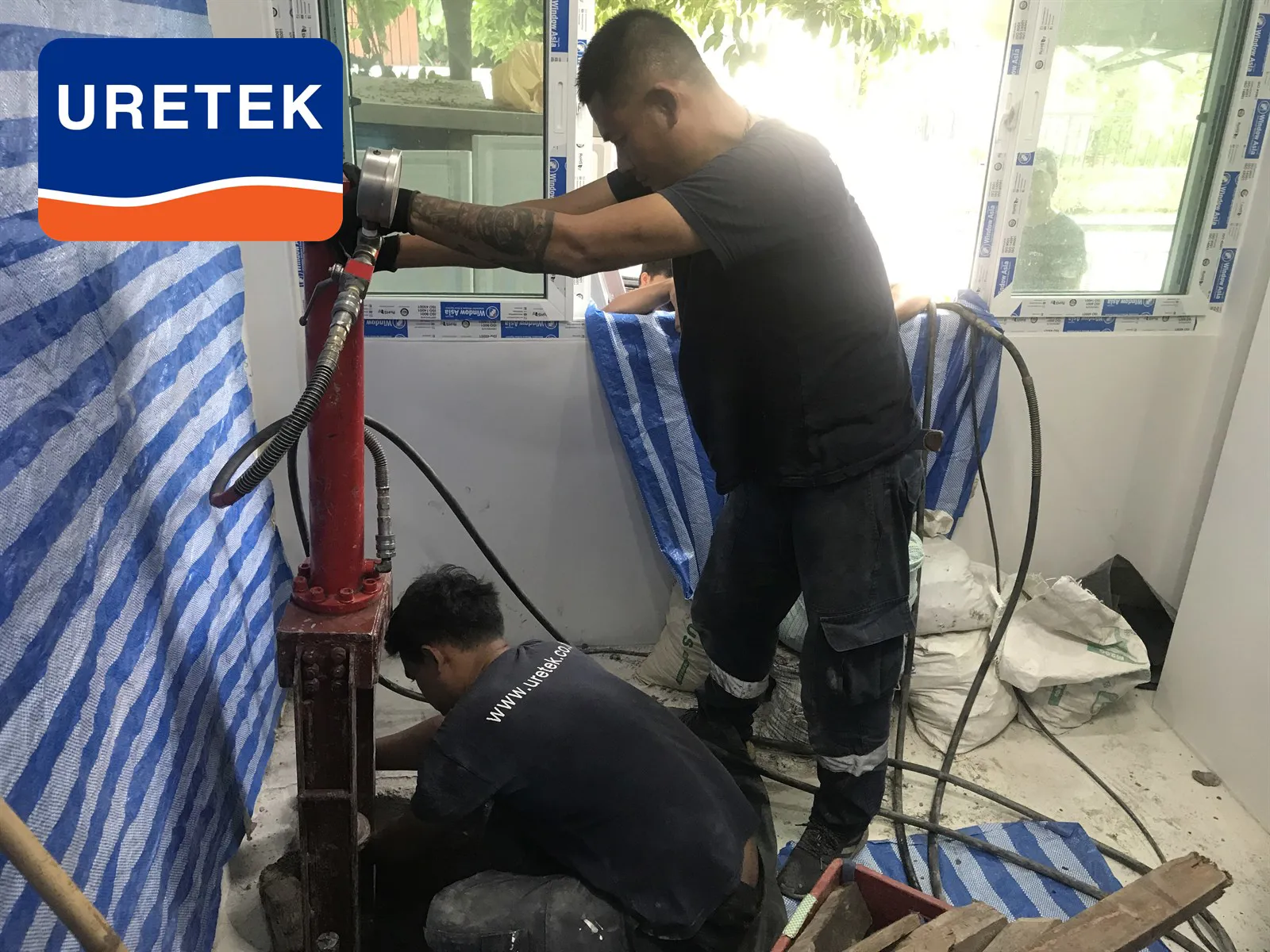 Micropile Underpinning at Si Saman — How the Pile Head Ties into the Footing — 29