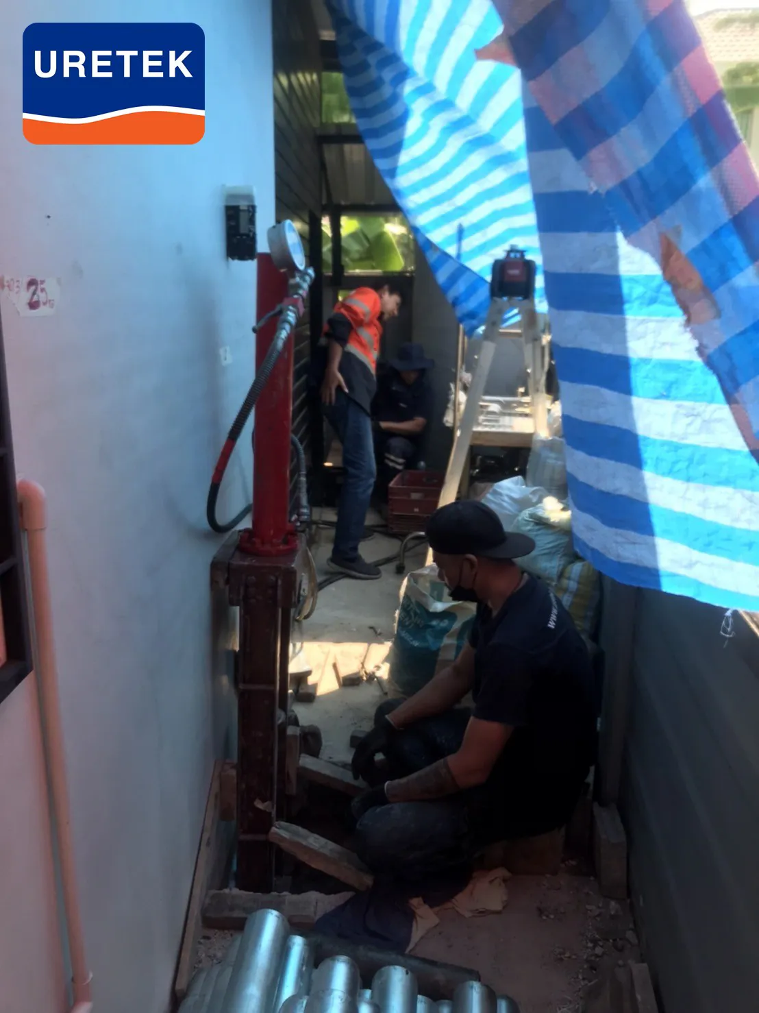 Settled Home on Soft Soil, Sai Mai — Micropiles Driven Deep to Bearing Strata — 29