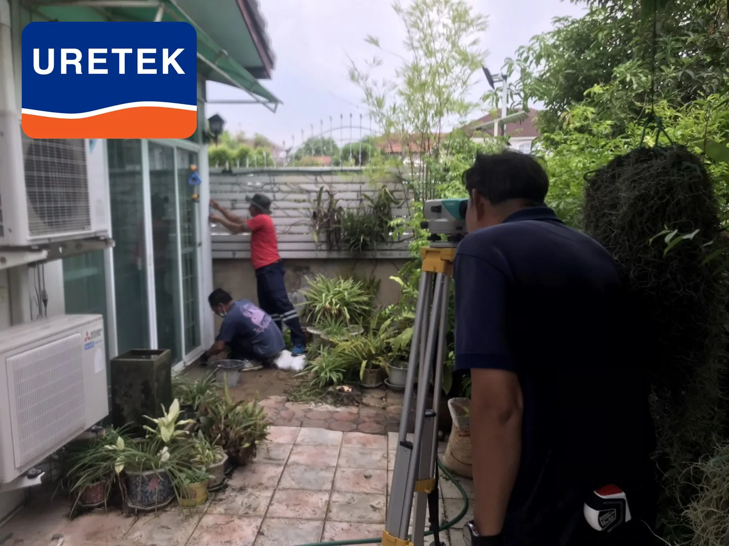Micropile Underpinning in a Garden Courtyard, Sukhaphiban 5 — Sparing the Plants and Paving — 26