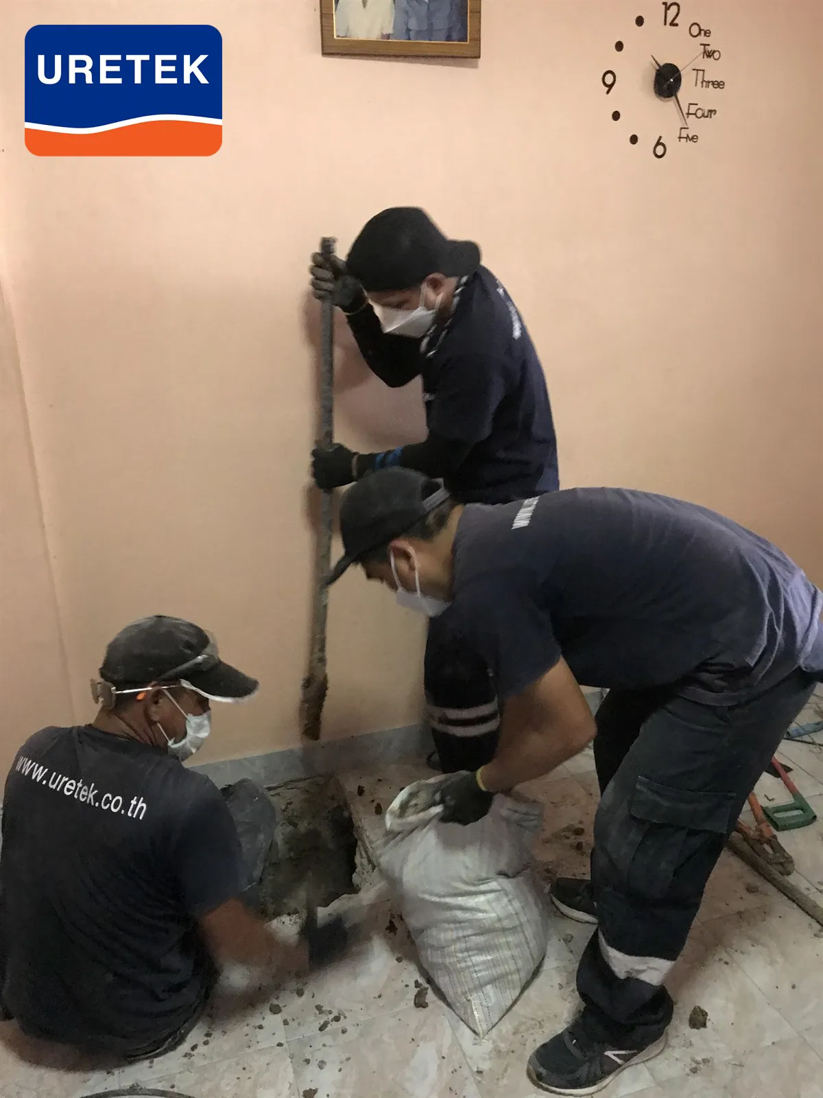 บ้านทรุดพื้นที่ลุ่ม หทัยราษฎร์ คลองสามวา — เสริมฐานรากไมโครไพล์ครบทุกจุด — 6