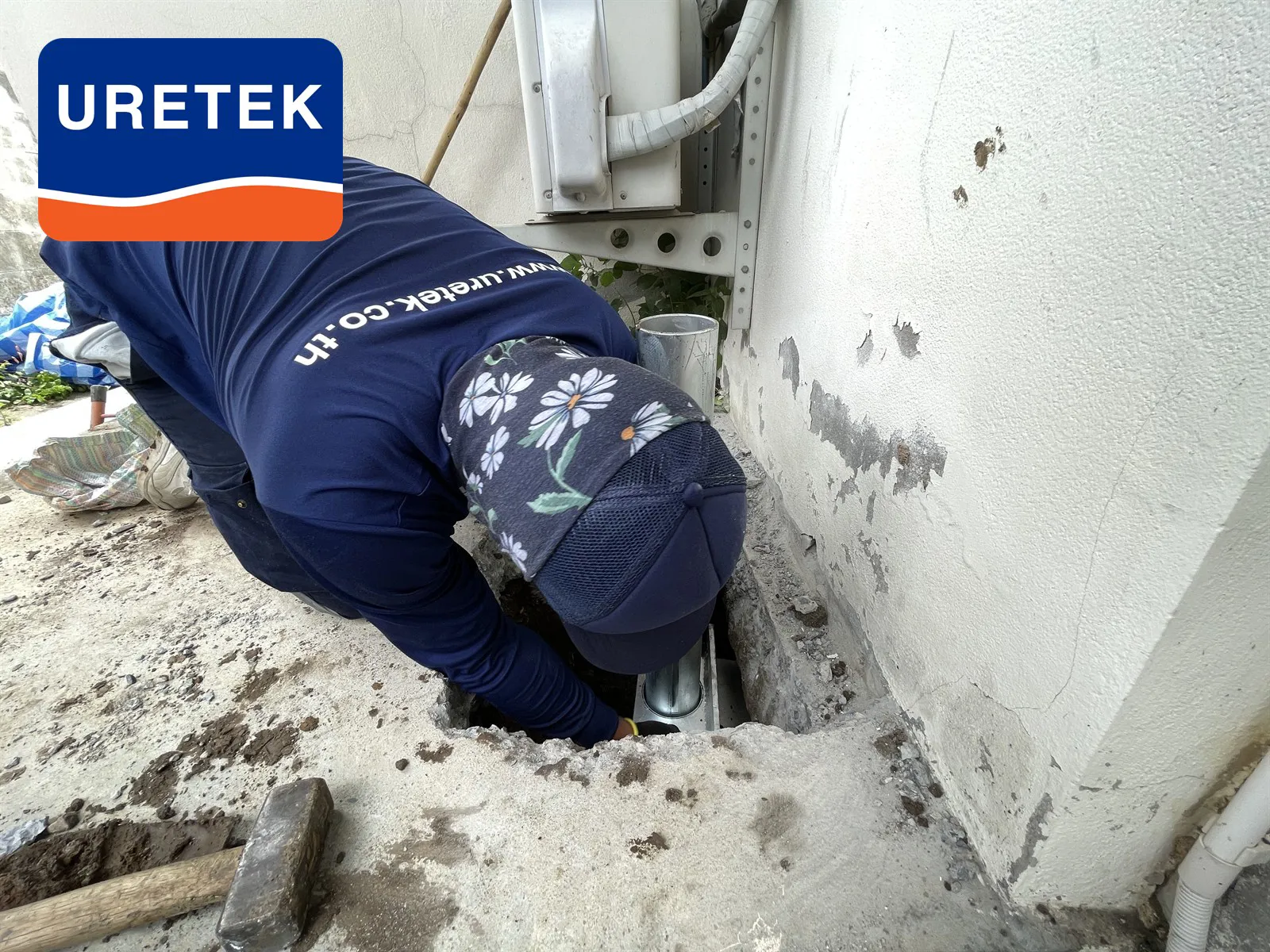Resort Building Underpinning, Pearl's Land Resort Suphanburi, with Micropiles — 5