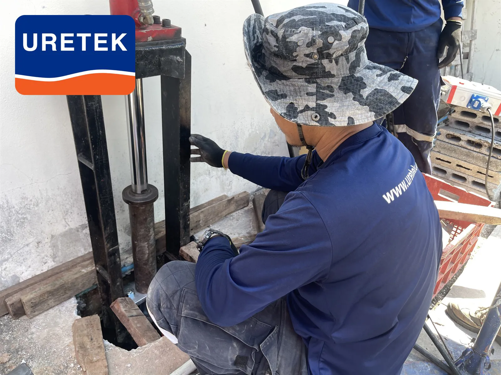 Resort Building Underpinning, Pearl's Land Resort Suphanburi, with Micropiles — 18