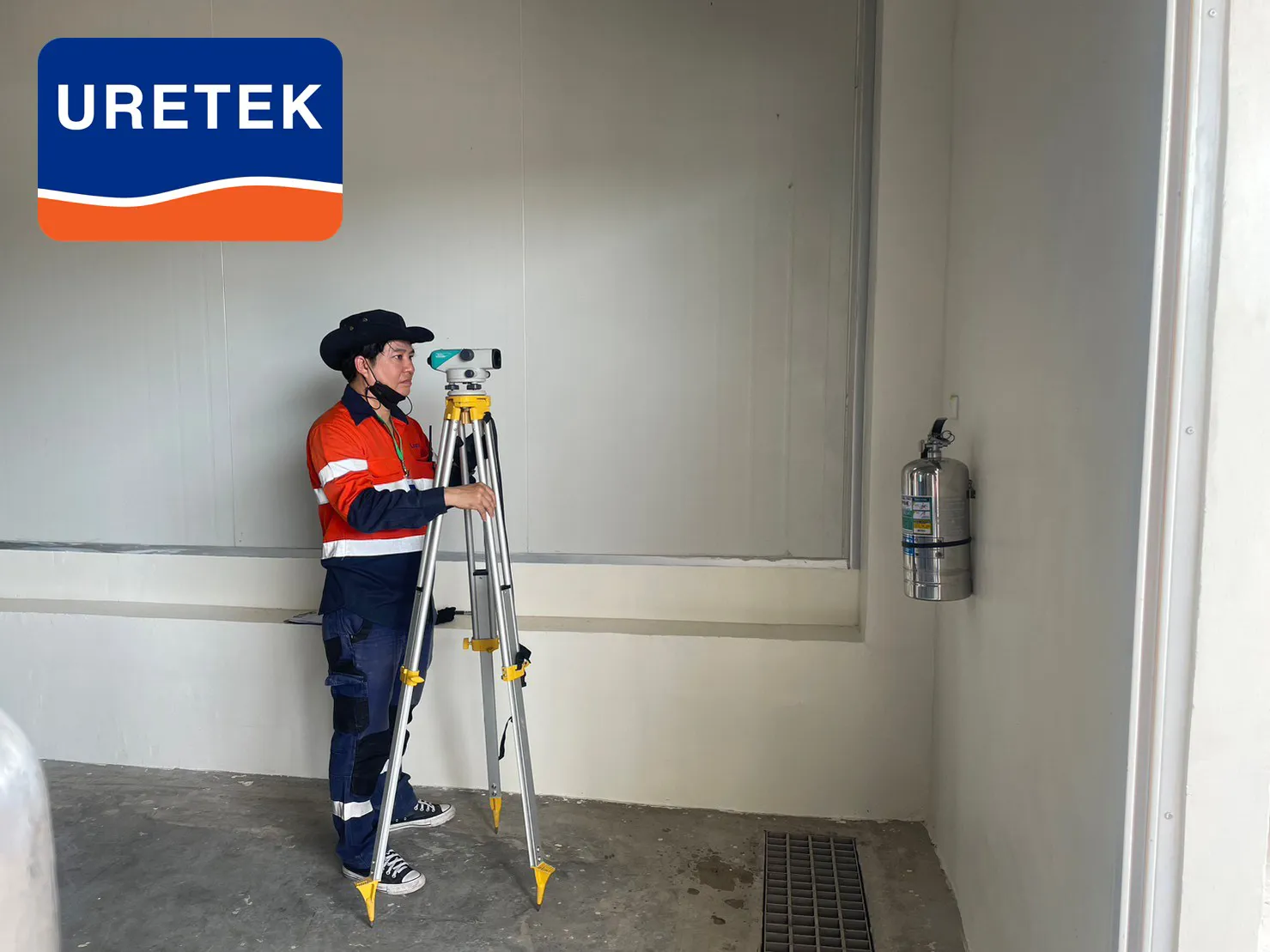Floor Lifting Beneath Stainless Water Tanks, Betagro Khon Kaen — No Tanks Moved — 17