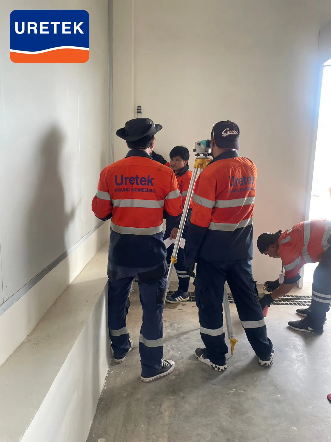 Floor Lifting Beneath Stainless Water Tanks, Betagro Khon Kaen — No Tanks Moved — 19