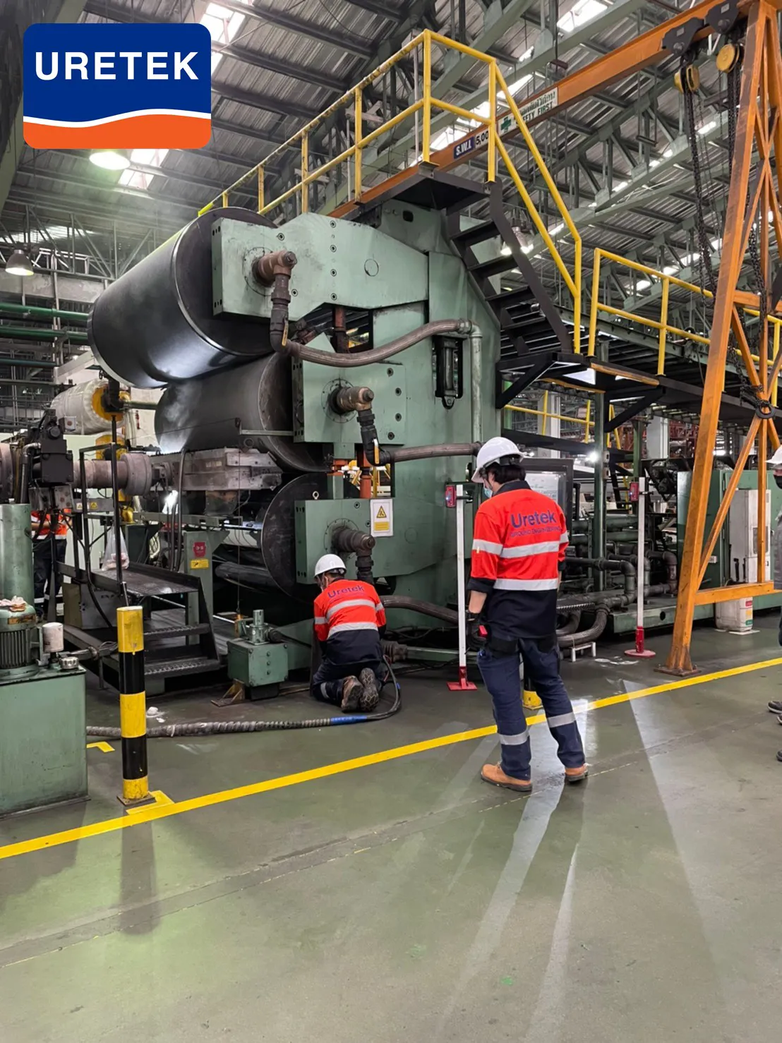  Industrial Factory Floor Lifting & Soil Stabilization with Polyurethane — Without Halting Production — 1
