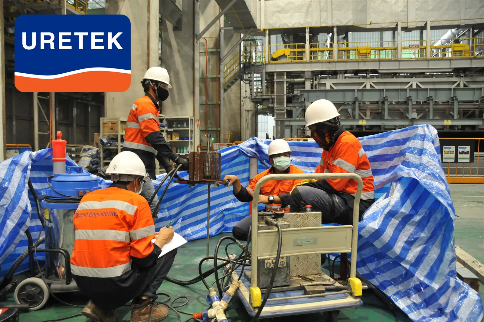  Industrial Factory Floor Lifting & Soil Stabilization with Polyurethane — Without Halting Production — 4