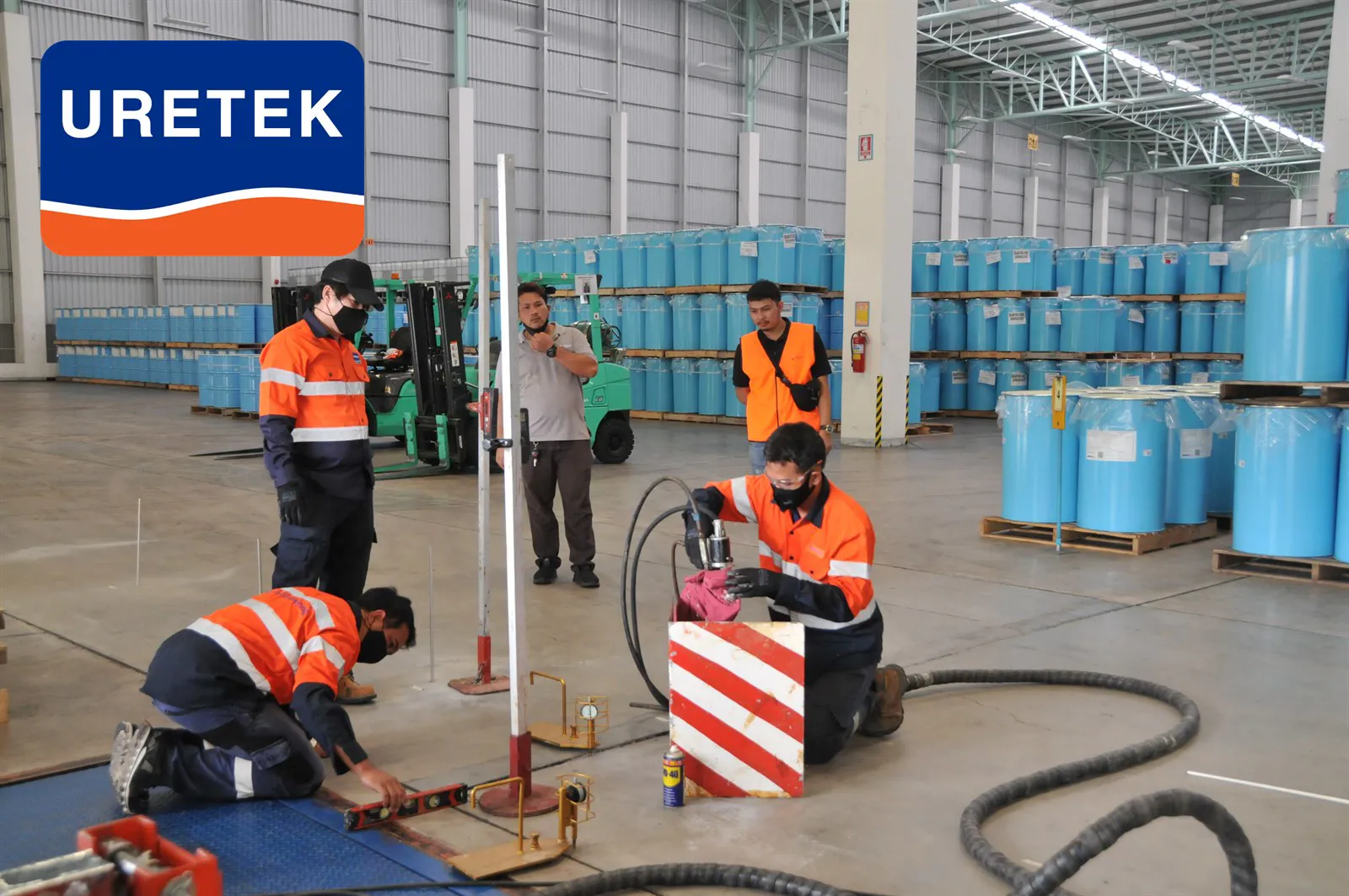  Industrial Factory Floor Lifting & Soil Stabilization with Polyurethane — Without Halting Production — 5