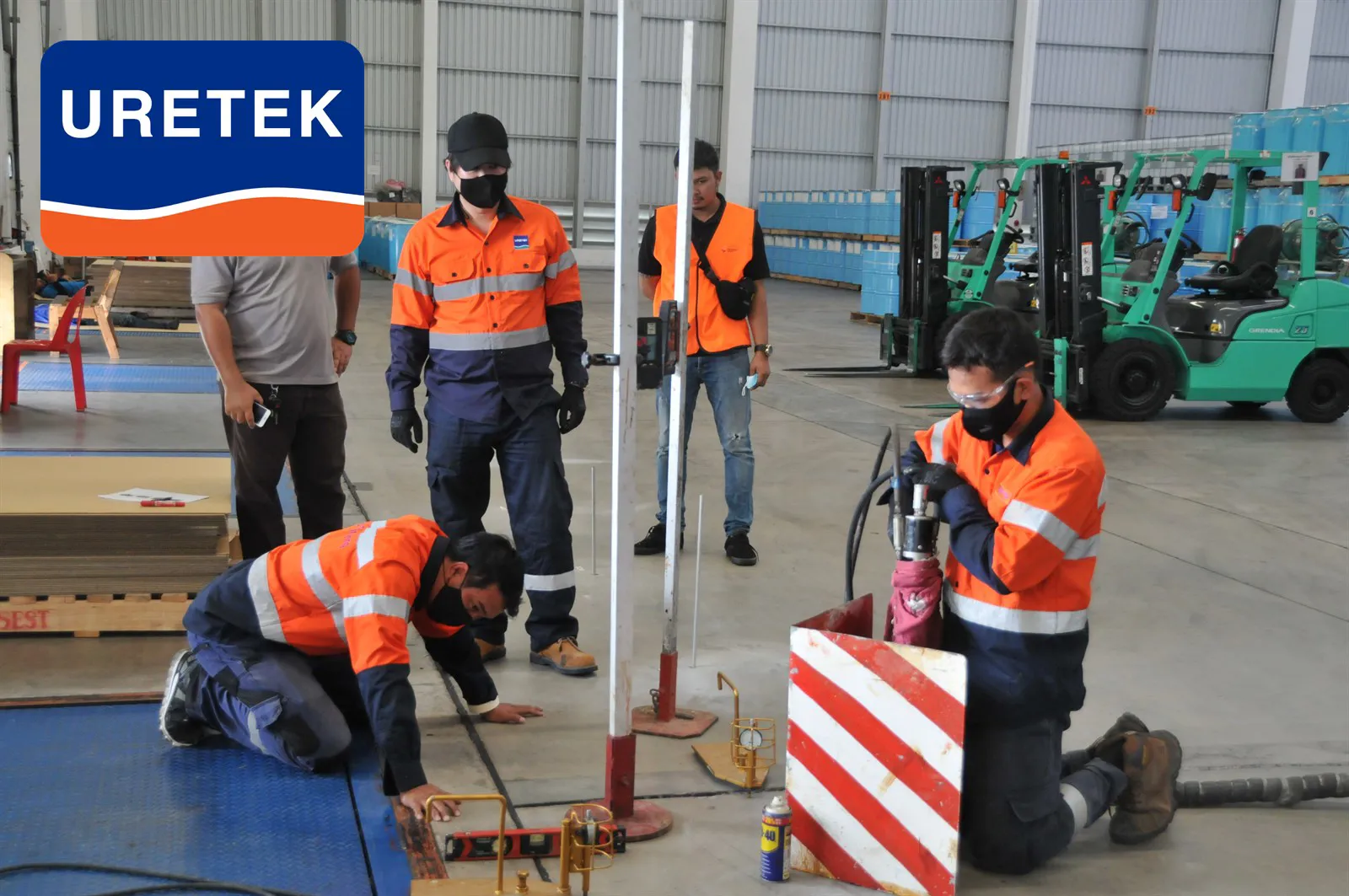  Industrial Factory Floor Lifting & Soil Stabilization with Polyurethane — Without Halting Production — 6