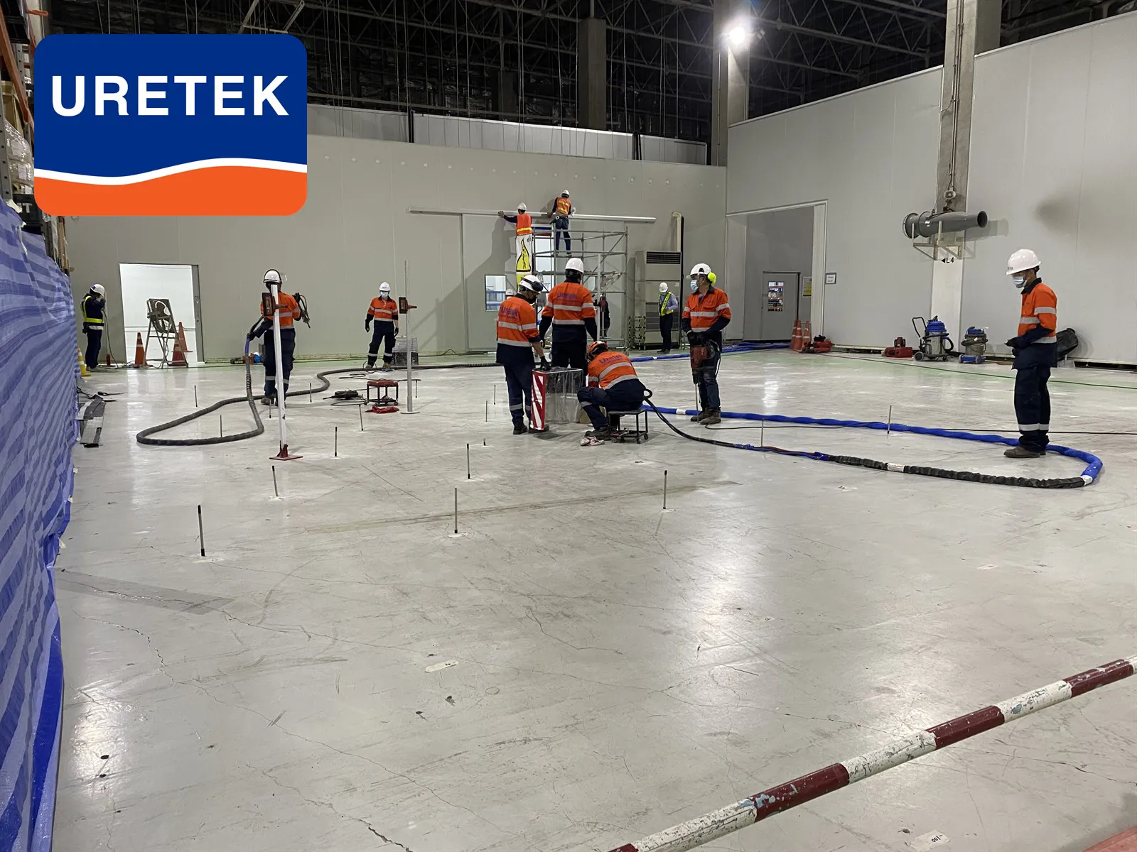  Industrial Factory Floor Lifting & Soil Stabilization with Polyurethane — Without Halting Production — 7