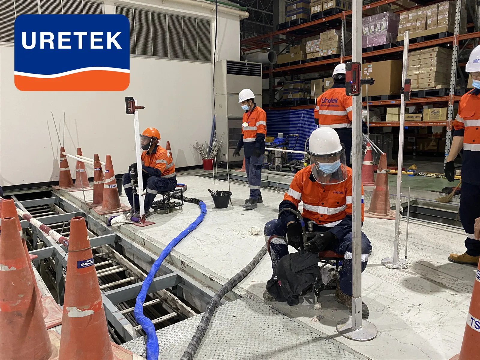  Industrial Factory Floor Lifting & Soil Stabilization with Polyurethane — Without Halting Production — 9