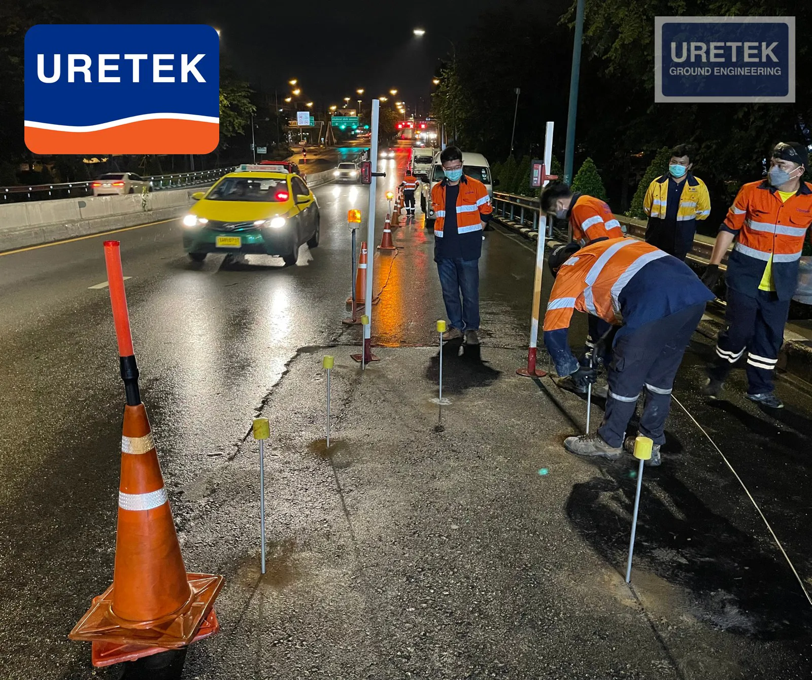 Fixing a Settled Bridge Approach — Under-Slab Void Filling with Polyurethane, Overnight, No Closure — 3