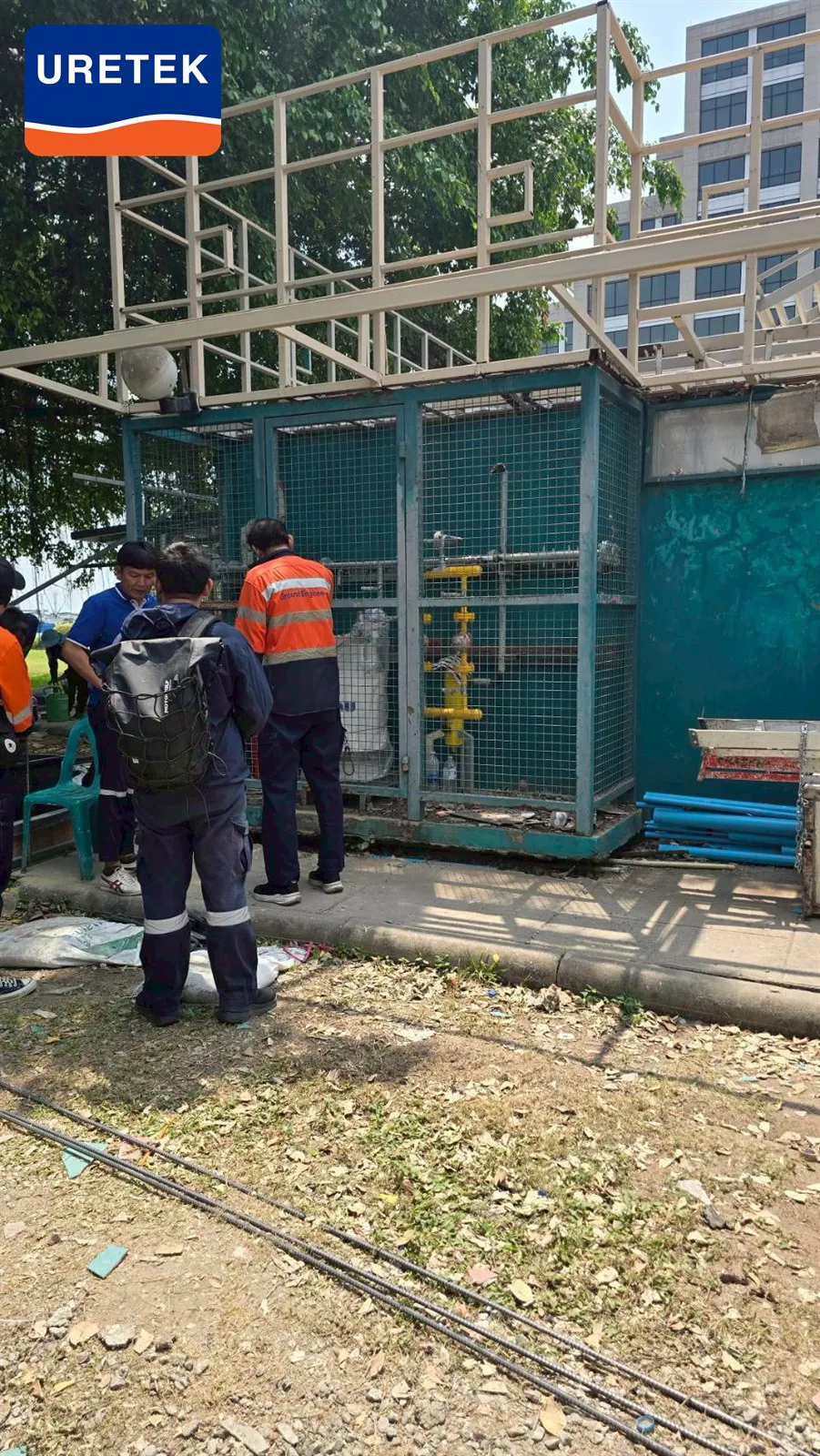 เติมโพรงใต้พื้นกันทรุด ธนาคารกรุงเทพ พระราม 3 ด้วยโพลียูรีเทน — 19